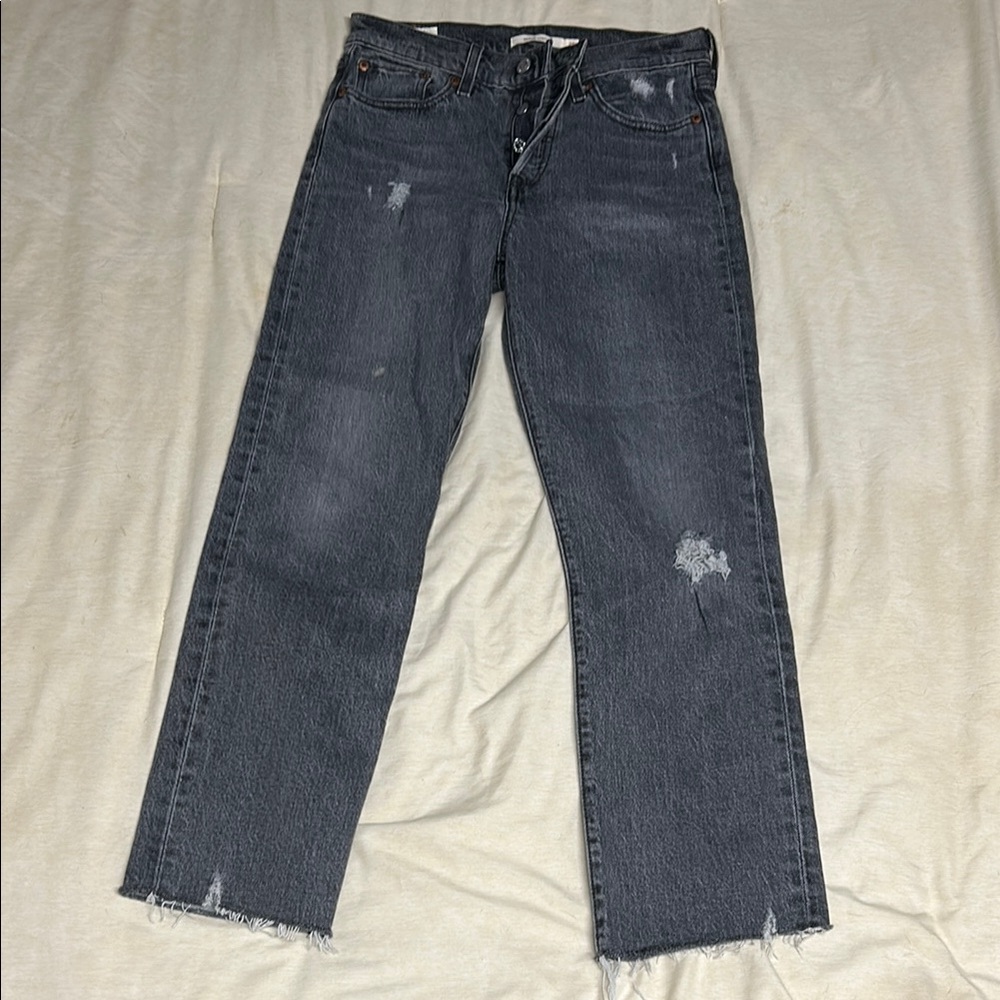 Levis Gray Denim Jeans